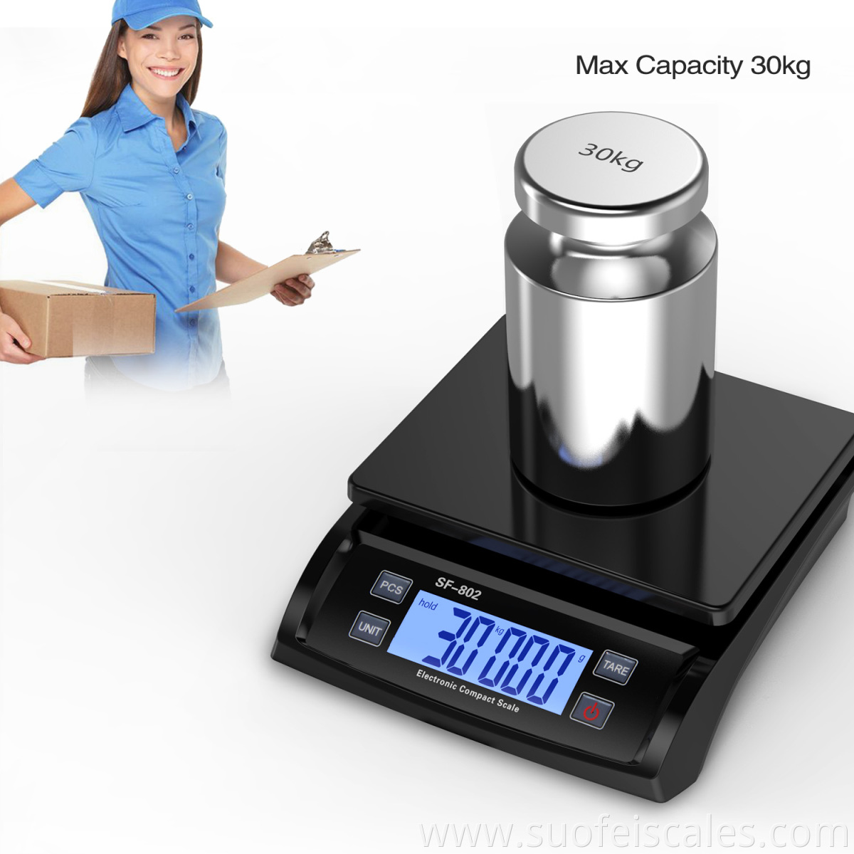 SF-802 Plastic platform Electronic Digital Shipping Postal Scale